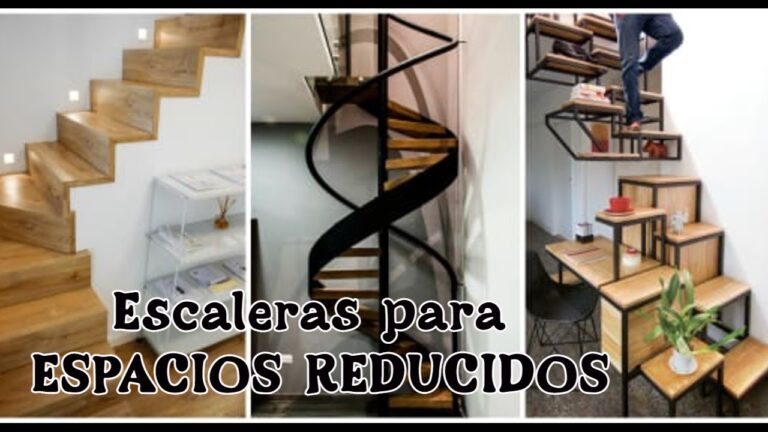 Escaleras ingeniosas para lugares pequeños: Conoce los tipos de escaleras para espacios reducidos